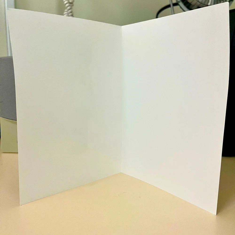 Mitchell Tolle Basketball Blank Greeting Cards “In the Doorway”